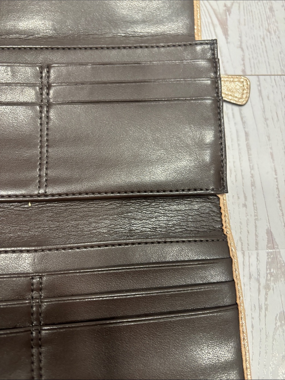 Coach Shimmering Champagne Buckle Soho Wallet Clutch - Picture 4 of 15
